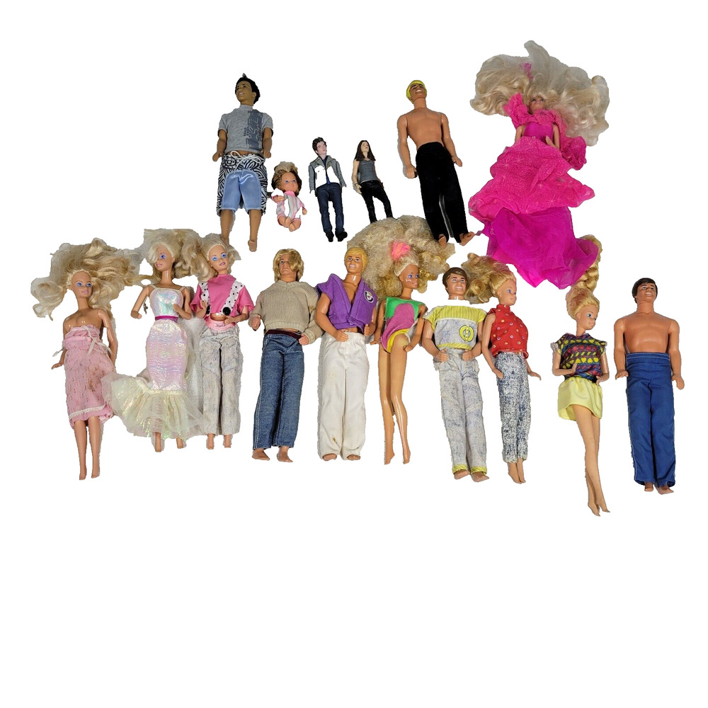 Vintage Barbie Dolls & More Toys Retro Brunette White Caucasian Doll Toy Clothes